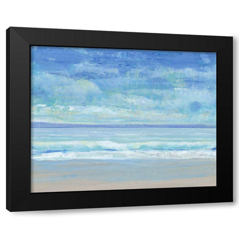 Rolling Surf II Black Modern Wood Framed Art Print by OToole, Tim