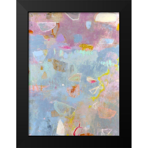 Whilst II Black Modern Wood Framed Art Print by Jachimiec, Sue