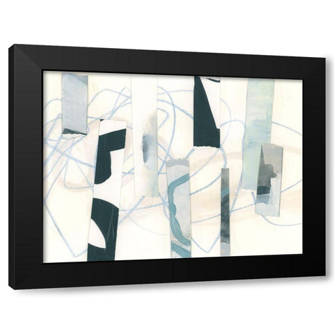 Ice Twine I Black Modern Wood Framed Art Print by Vess, June Erica