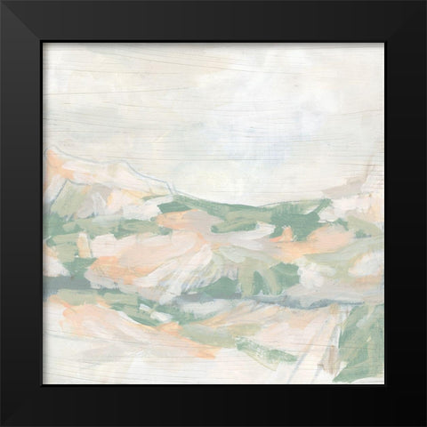 Coral Canyon I Black Modern Wood Framed Art Print by Vess, June Erica