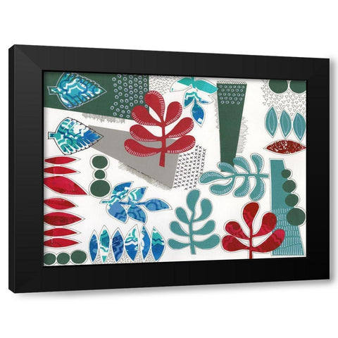 Modan I Black Modern Wood Framed Art Print by Moore, Regina