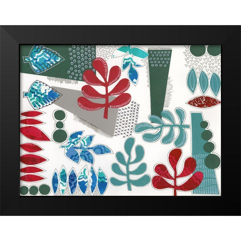 Modan I Black Modern Wood Framed Art Print by Moore, Regina