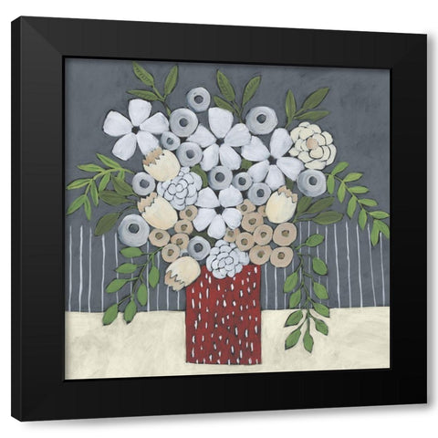 Flowers For You I Black Modern Wood Framed Art Print with Double Matting by Moore, Regina