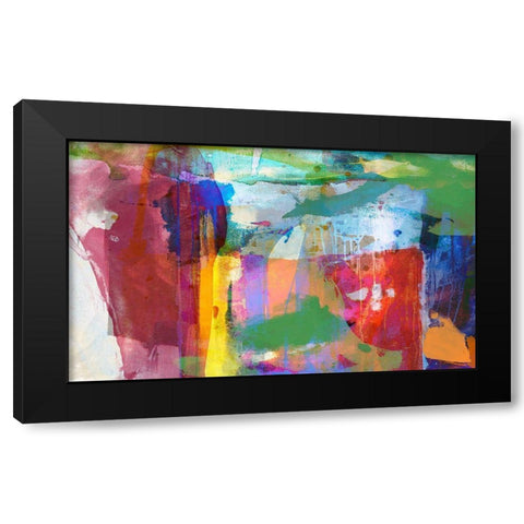Adventure 22 Black Modern Wood Framed Art Print by Jasper, Sisa