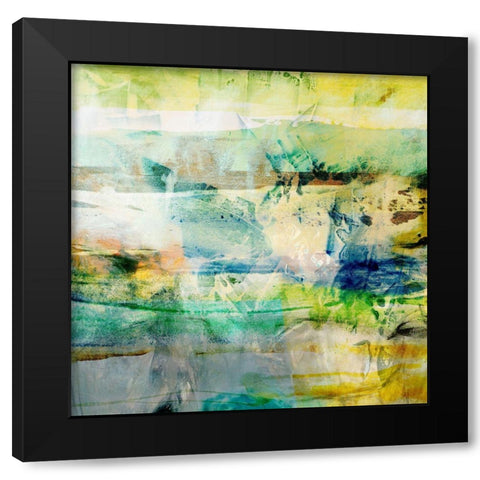 Unfolding I Black Modern Wood Framed Art Print by Jasper, Sisa