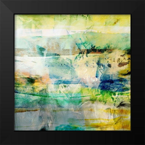 Unfolding I Black Modern Wood Framed Art Print by Jasper, Sisa