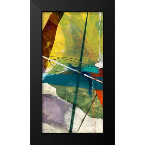 Shattered I Black Modern Wood Framed Art Print by Jasper, Sisa