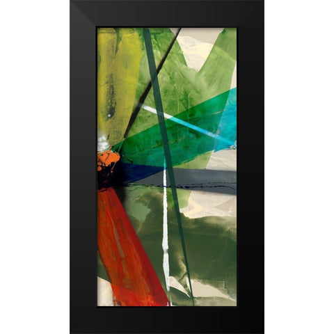 Shattered II Black Modern Wood Framed Art Print by Jasper, Sisa