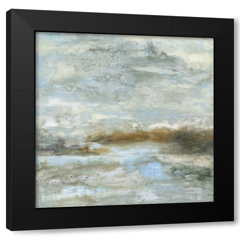 Oceana II Black Modern Wood Framed Art Print by Gordon, Sharon