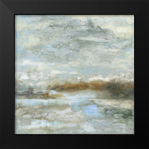 Oceana II Black Modern Wood Framed Art Print by Gordon, Sharon