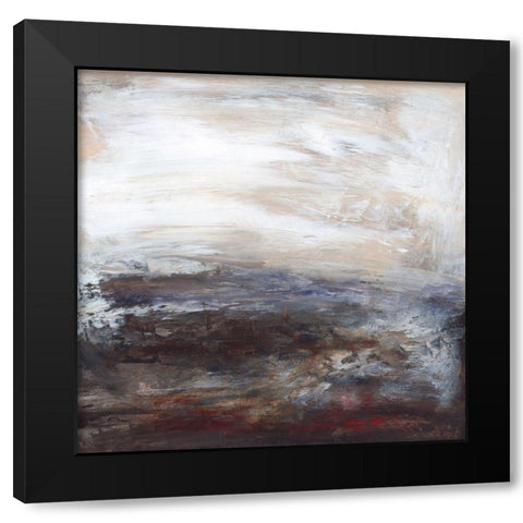 Abstract Illusion I Black Modern Wood Framed Art Print by Gordon, Sharon