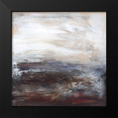 Abstract Illusion I Black Modern Wood Framed Art Print by Gordon, Sharon