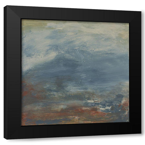 Haze I Black Modern Wood Framed Art Print by Gordon, Sharon