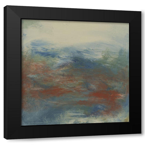 Haze II Black Modern Wood Framed Art Print with Double Matting by Gordon, Sharon