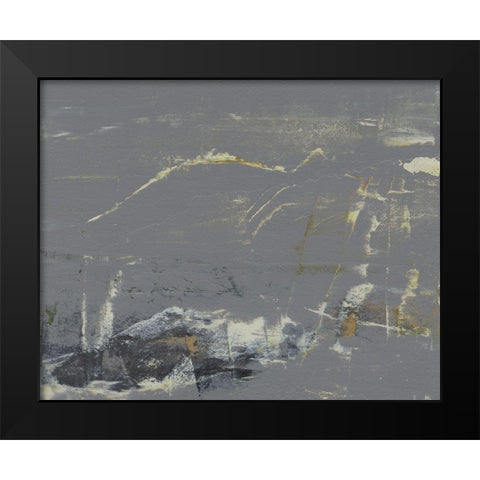 Mystique Abstract I Black Modern Wood Framed Art Print by Gordon, Sharon