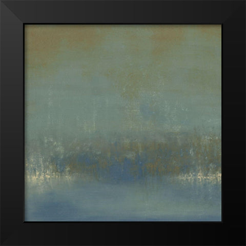 Across the Bay I Black Modern Wood Framed Art Print by Gordon, Sharon