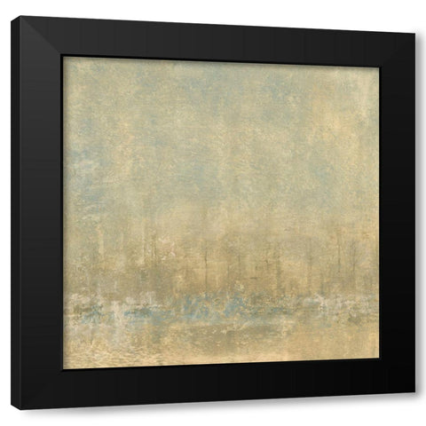 Across the Bay II Black Modern Wood Framed Art Print with Double Matting by Gordon, Sharon