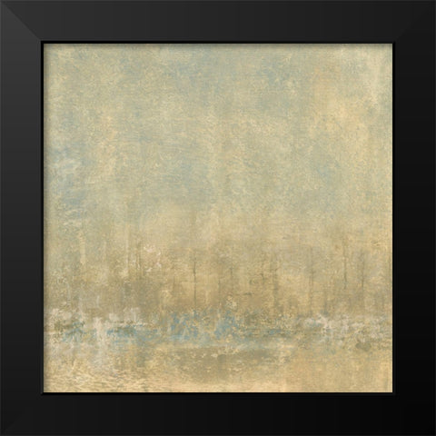 Across the Bay II Black Modern Wood Framed Art Print by Gordon, Sharon