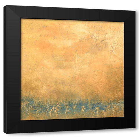 Across the Bay III Black Modern Wood Framed Art Print by Gordon, Sharon