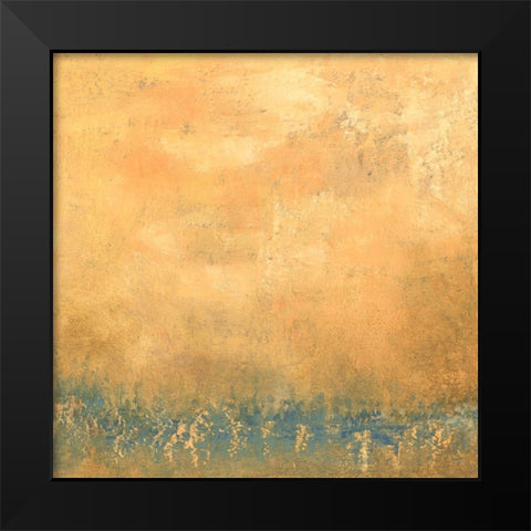 Across the Bay III Black Modern Wood Framed Art Print by Gordon, Sharon