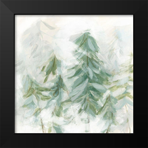 Winter Grove I Black Modern Wood Framed Art Print by Vess, June Erica
