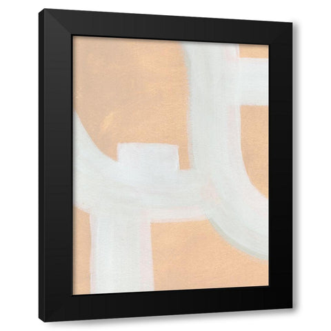 Neutral Winding Paths II Black Modern Wood Framed Art Print by Green, Jacob