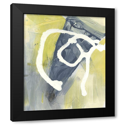 Delightful I Black Modern Wood Framed Art Print by Combs, Joyce