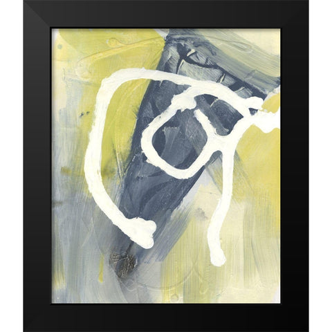 Delightful I Black Modern Wood Framed Art Print by Combs, Joyce