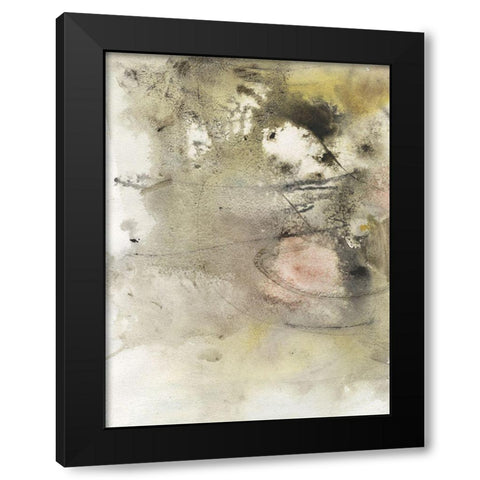 Soft Inspiration I Black Modern Wood Framed Art Print with Double Matting by Combs, Joyce