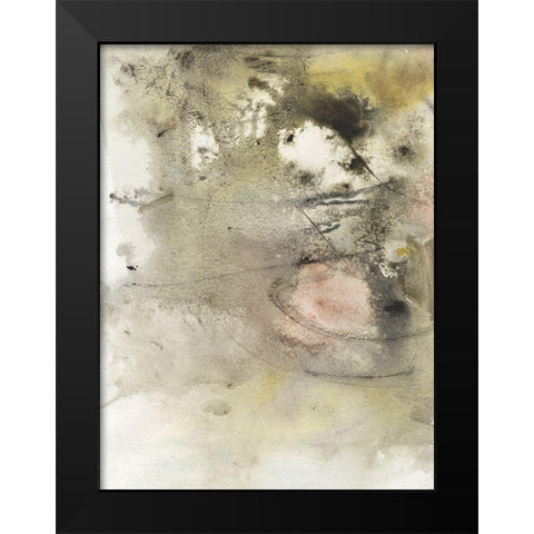 Soft Inspiration I Black Modern Wood Framed Art Print by Combs, Joyce