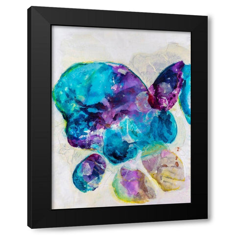 Aegean Dream I Black Modern Wood Framed Art Print by Combs, Joyce