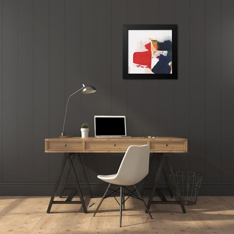 Evolution V Black Modern Wood Framed Art Print by Combs, Joyce