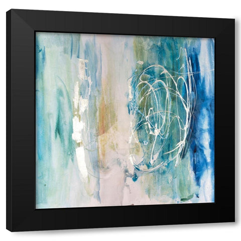 Salty Sea II Black Modern Wood Framed Art Print by Combs, Joyce