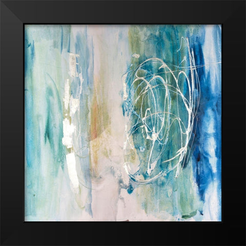 Salty Sea II Black Modern Wood Framed Art Print by Combs, Joyce