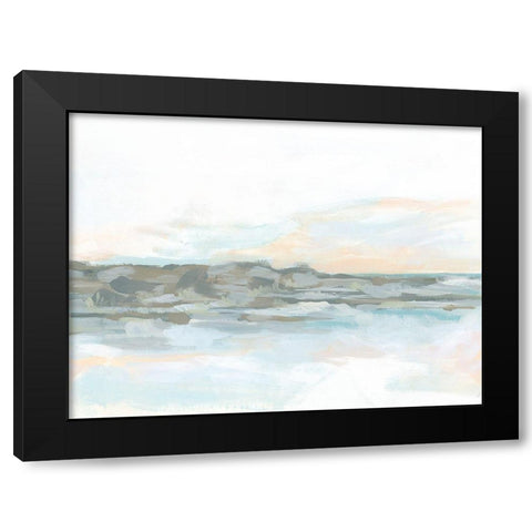 Rock Coast I Black Modern Wood Framed Art Print by Vess, June Erica