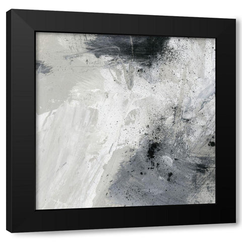 Muddled Neutrals II Black Modern Wood Framed Art Print with Double Matting by Parker, Jennifer Paxton
