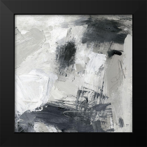 Muddled Neutrals IV Black Modern Wood Framed Art Print by Parker, Jennifer Paxton