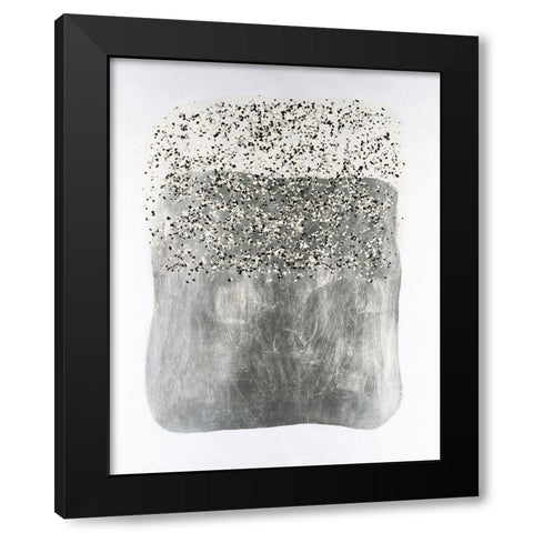 Neoprene I Black Modern Wood Framed Art Print with Double Matting by Lam, Vanna