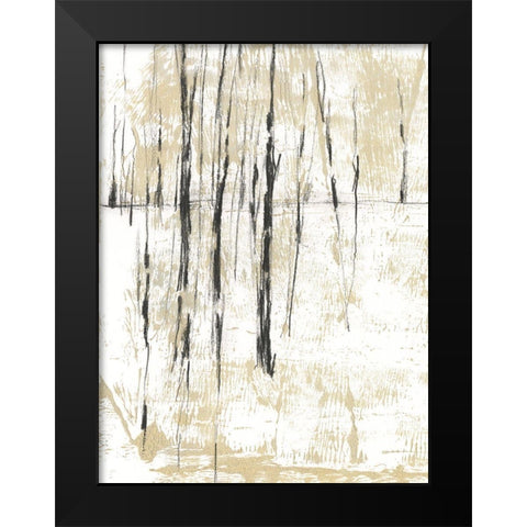 Gilded Forest II Black Modern Wood Framed Art Print by Harper, Ethan