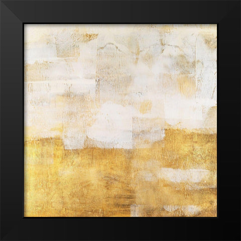 Golden Grains II Black Modern Wood Framed Art Print by Harper, Ethan