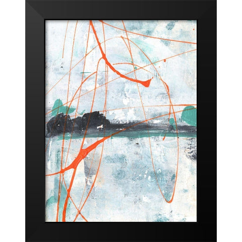 Orange Zest I Black Modern Wood Framed Art Print by Harper, Ethan