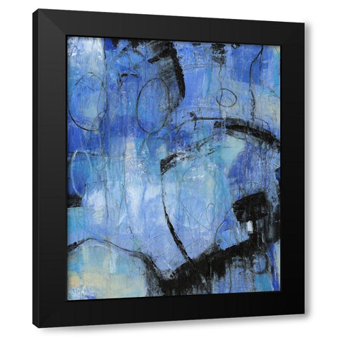 Switch Back I Black Modern Wood Framed Art Print with Double Matting by OToole, Tim