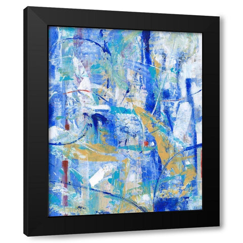 New Spin II Black Modern Wood Framed Art Print with Double Matting by OToole, Tim