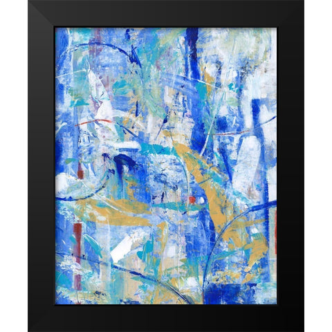 New Spin II Black Modern Wood Framed Art Print by OToole, Tim