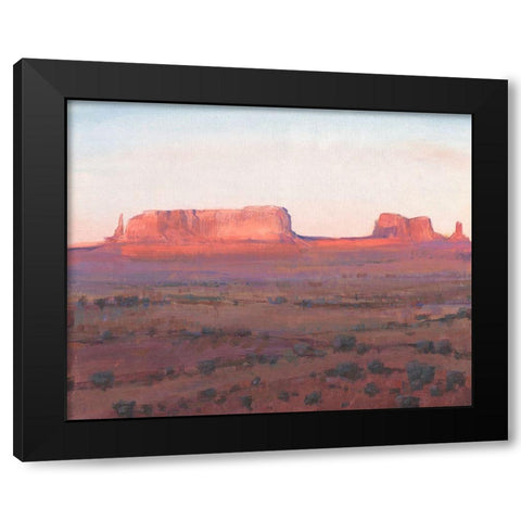 Red Rocks at Dusk I Black Modern Wood Framed Art Print with Double Matting by OToole, Tim