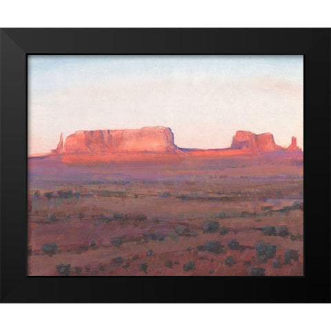 Red Rocks at Dusk I Black Modern Wood Framed Art Print by OToole, Tim
