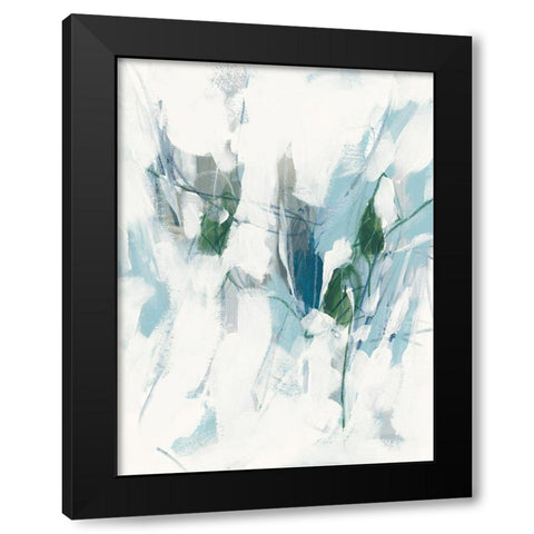 Ice Cavern I Black Modern Wood Framed Art Print by Vess, June Erica
