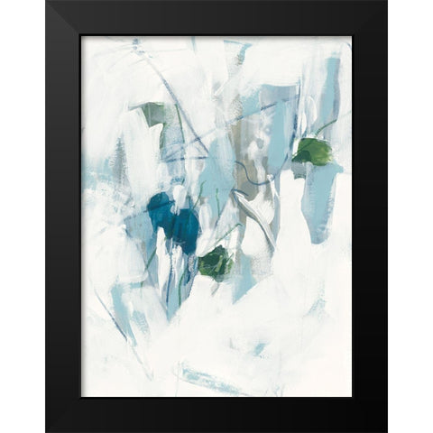 Ice Cavern II Black Modern Wood Framed Art Print by Vess, June Erica