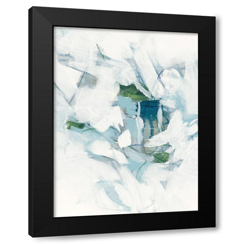 Ice Cavern III Black Modern Wood Framed Art Print by Vess, June Erica