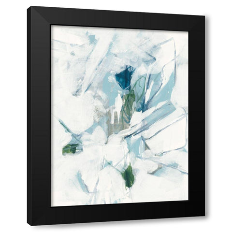 Ice Cavern IV Black Modern Wood Framed Art Print by Vess, June Erica